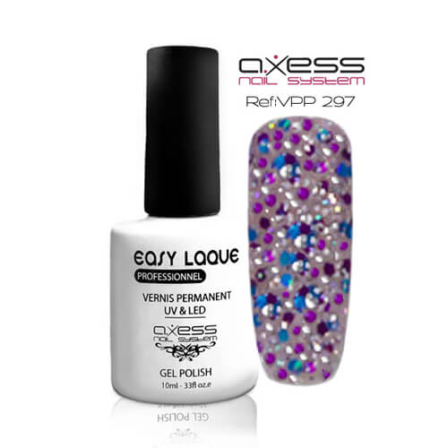 Vernis semi-permanent paillettes 297 - Axess-Nail System